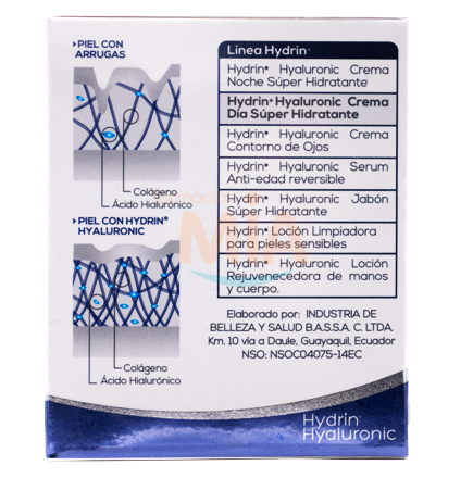 CREMA BASSA HYDRIN HYALURONIC DIAx50GR 