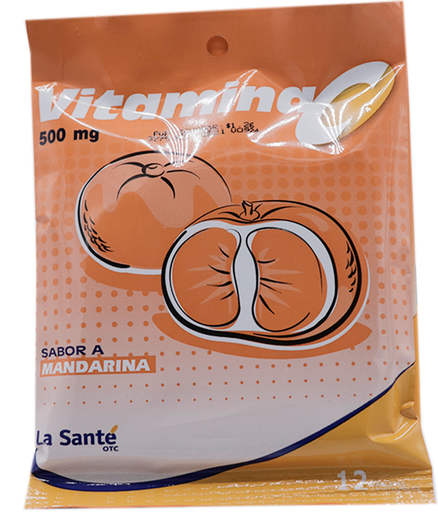 VITAMINA-C MAND TABLETA MASTICABLE 500MG LA SANTE