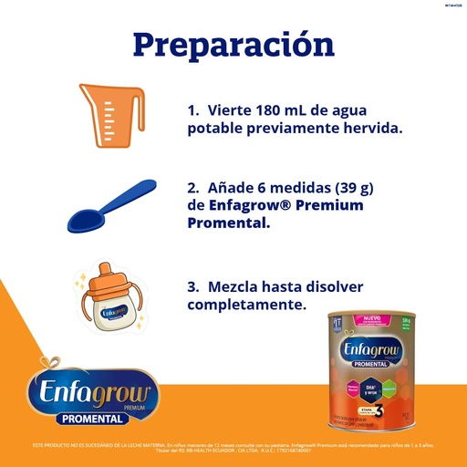 LECHE ENFAGROW PROMENTAL ETAPA 3 LATA 800GR