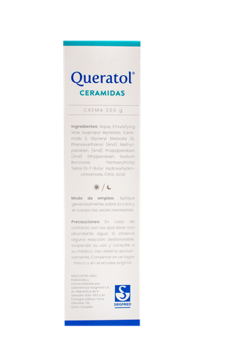 CREMA QUERATOL CERAMIDAS HIDRATANTE CORPORAL 200GR