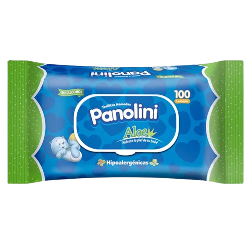 TOALLITAS PANOLINI ALOEX100 