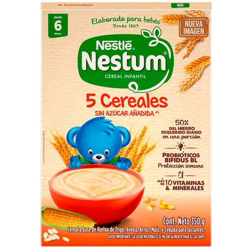 CEREAL NESTUM 5 CEREALES CAJA 350GR