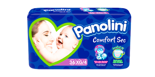 PAÑAL PANOLINI COMFORT SEC ETAPA 4/XGx36