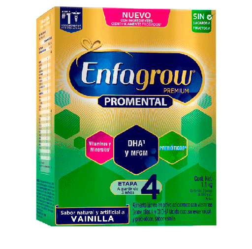 LECHE ENFAGROW PROMENTAL VAINILLA ETAPA 4 1.1KG