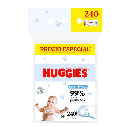 TOALLITAS HUGGIES ONE-DONEx80 PAG2LLE3 