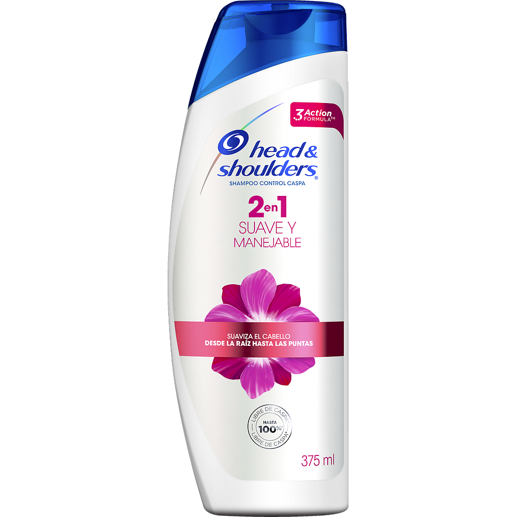 SHAMPOO HEAD&SH 2EN1 SUAVE-MANEJABLE 375ML 