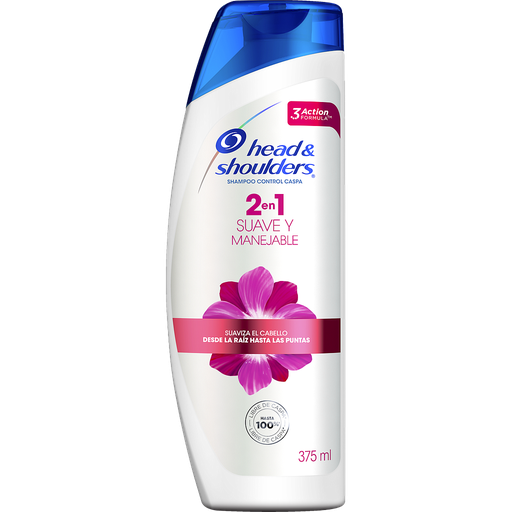 SHAMPOO HEAD&SH 2EN1 SUAVE-MANEJABLE 375ML 