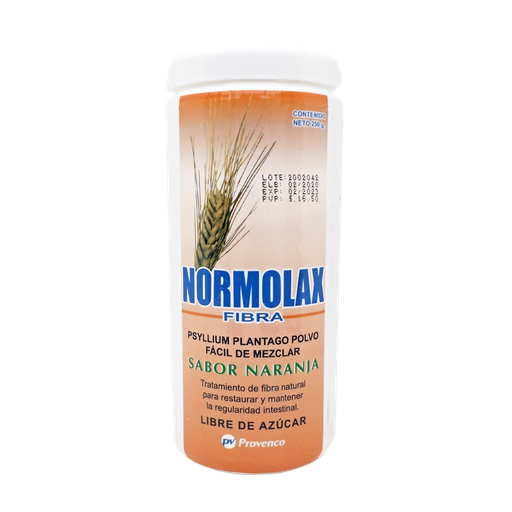 NORMOLAX-FIBRA NARANJA POLVO SUSPENSION ORAL 56180MG 250GR 