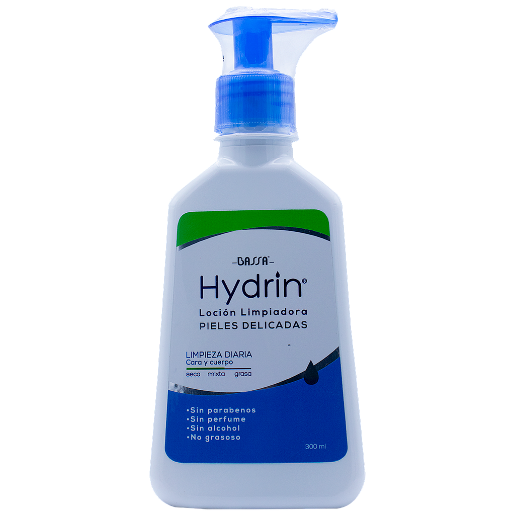 LOCION BASSA HYDRIN LIMPIADORA CORP-FACx300ML 