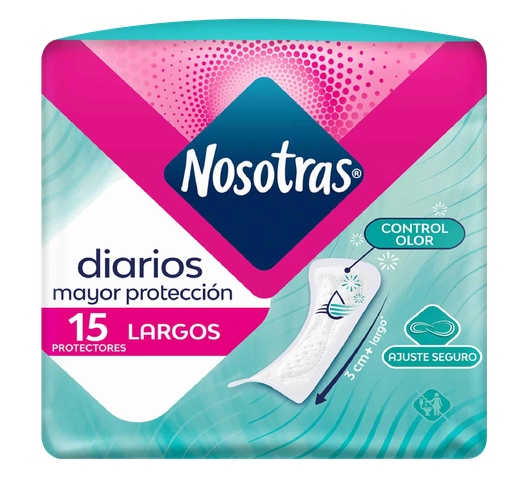 PROTEC NOSOTRAS DIARIO LARGOx15 