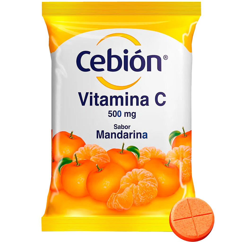 CEBION MANDA TABLETA MASTICABLE 500MG
