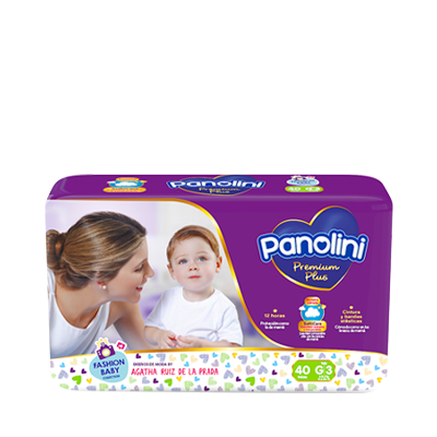 PAÑAL PANOLINI PREMIUM PLUS T-L/3x40