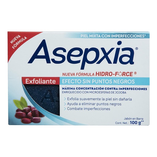 JABON ASEPXIA EXFOLIANTE BARRAx100GR 