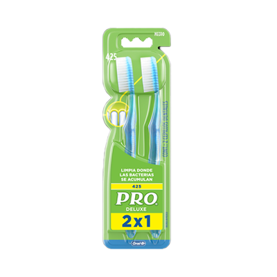 CEPILLO PRO DELUXE MEDIO PACKx2