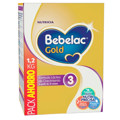 LECHE BEBELAC GOLD ETAPA 3 CAJA 1.2KG