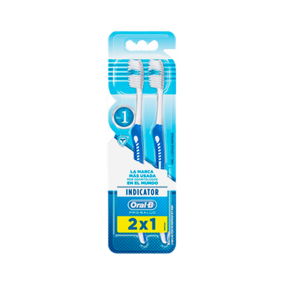 CEPILLO ORAL-B INDICATOR TAMAÑO-40 MEDIOx2 