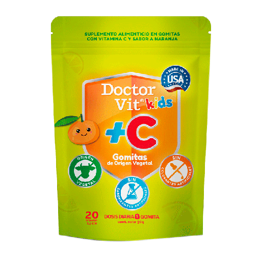 GOMITAS DOCTOR VIT KIDS+C POUCHEx50Gx20 