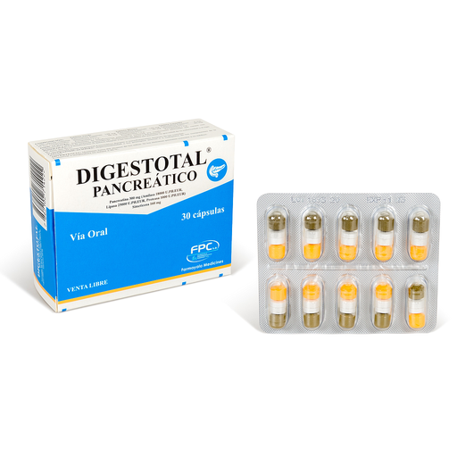 DIGESTOTAL PANCREATICO CAPSULA 300/160MG