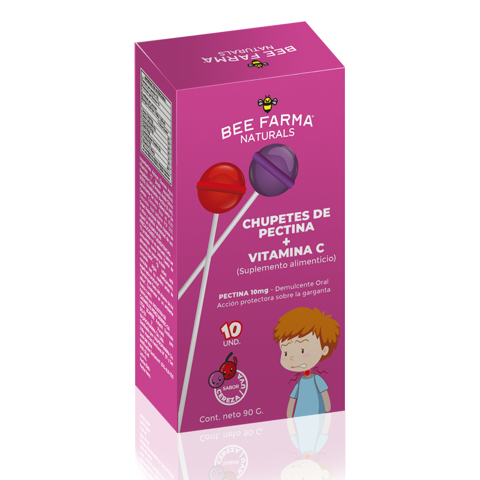 CHUPETE BEE FARMA VIT-C+PECTINA 90GR