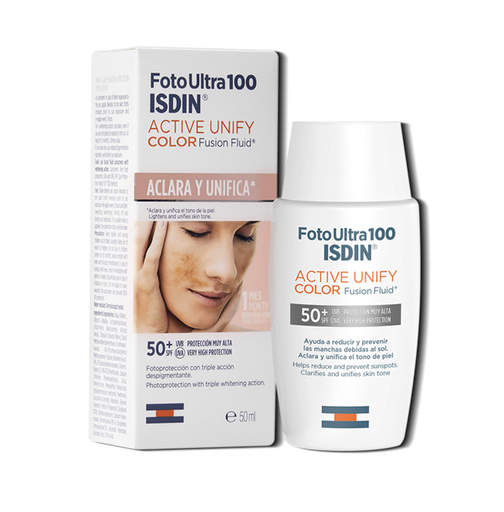 PROTECTOR SOLAR ISDIN ACTIVE UNIFY COLOR SPF50 50ML 