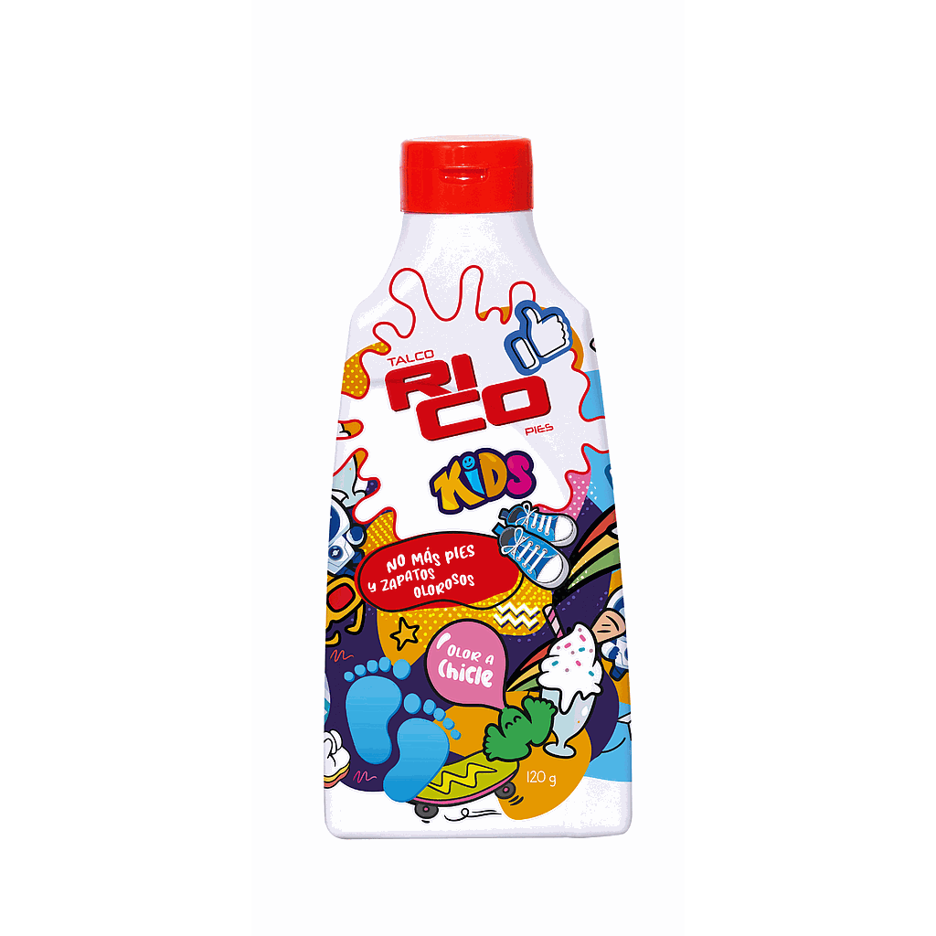 TALCO RICO KIDS CHICLE 120GR 