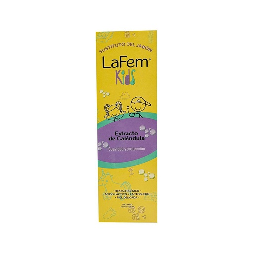 SUSTITUTO DE JABON LAFEM KIDS EXTRACTO DE CALENDULA 200ML