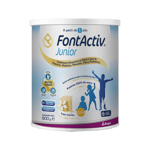 FONTACTIV JUNIOR SABOR VAINILLA 800GR