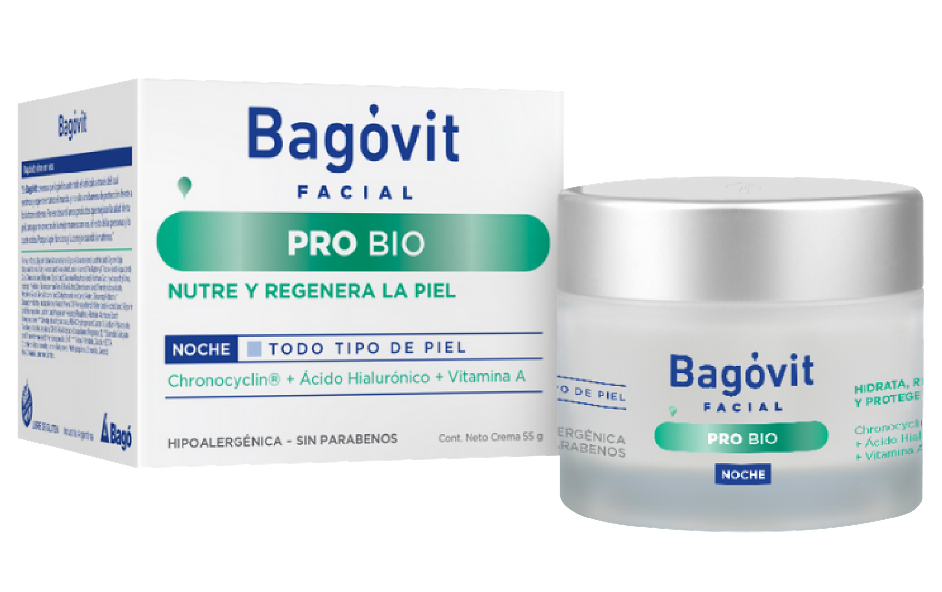 CREMA BAGOVIT FACIAL PRO BIO NOCHE 55GR