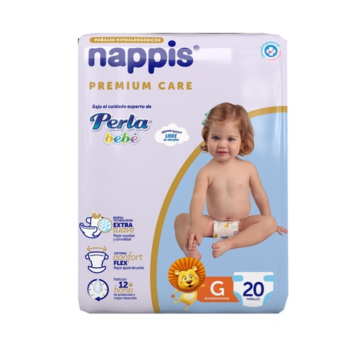 PAÑAL NAPPIS PREMIUM CARE Gx20
