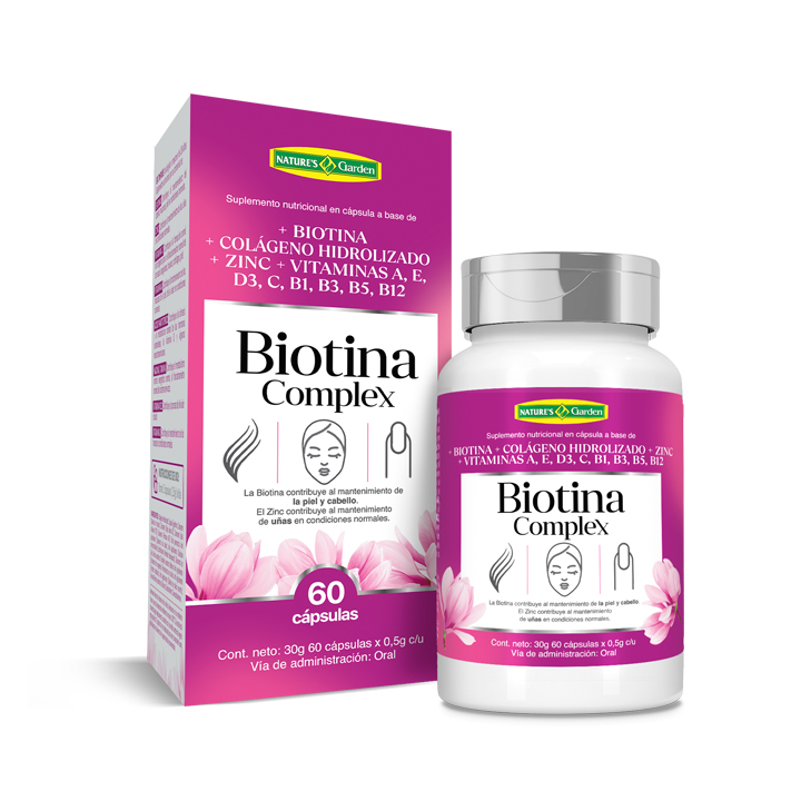 BIOTINA NATURE´S GARDEN 30GR CAPx60