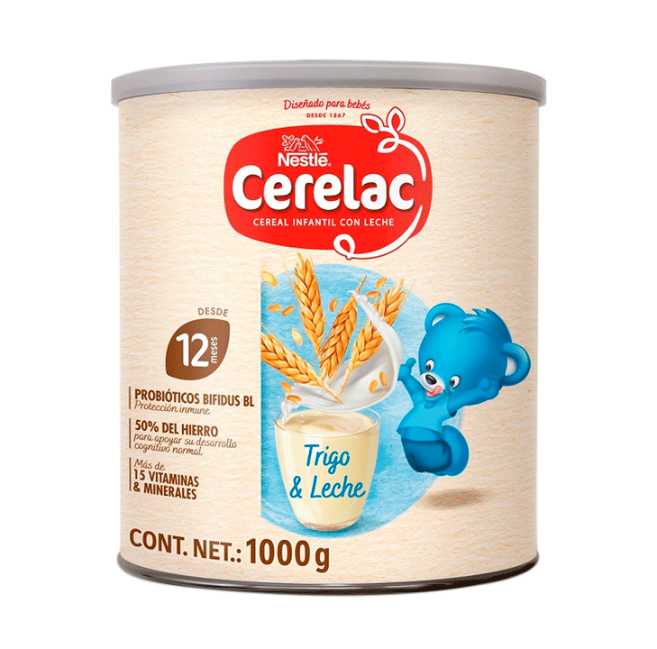 CEREAL CERELAC TRIGO-LECHE LATA 1KG