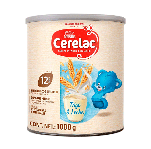 CEREAL CERELAC TRIGO-LECHE LATA 1KG