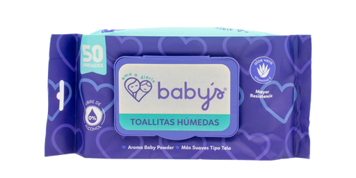 TOALLITAS BABYS ALOE&VIT-Ex50 