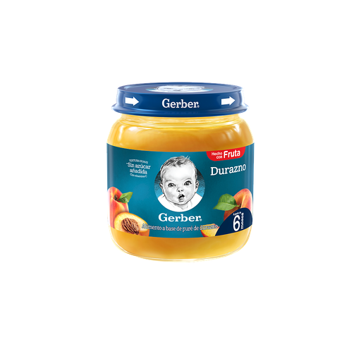 COMPOTA GERBER DURAZNO FRASCO 113GR