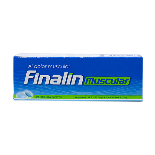 FINALIN MUSCULAR TABLETA RECUBIERTA 300/275MG